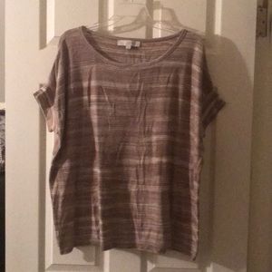 Loft by Ann Taylor Short sleeved top new with tag